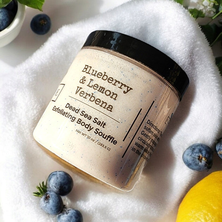 Skincare - Blueberry Lemon Verbena - Dead Sea Salt Souffle Body Polish (Scrub)