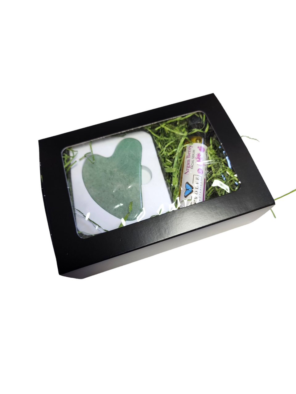 Evolve Botanica Skincare - Argan Berry Facial Serum & Gua Sha Gift Set