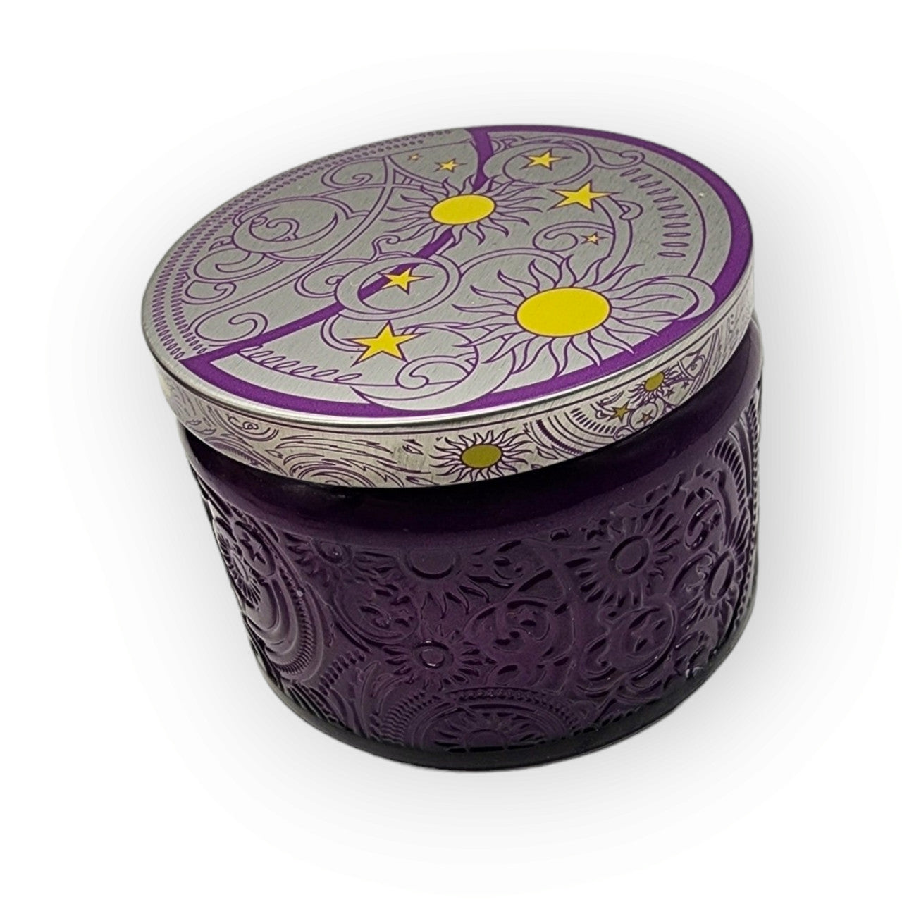 Evolve Botanica Queen of Everything - 4 oz Wood Wick Soy Candle (Amethyst, Rose Quartz)