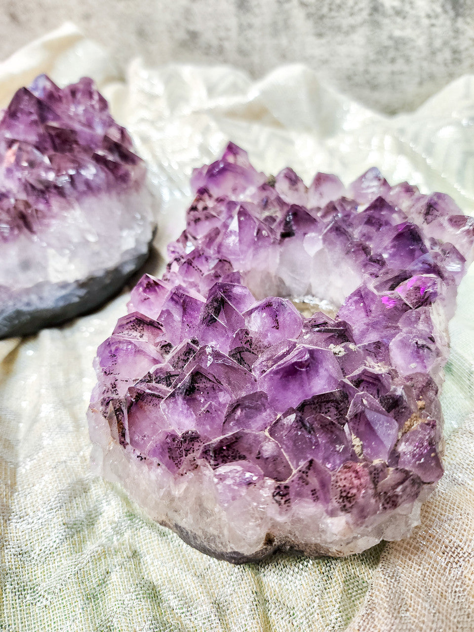 Evolve Botanica Crystal - Amethyst Candle Holder