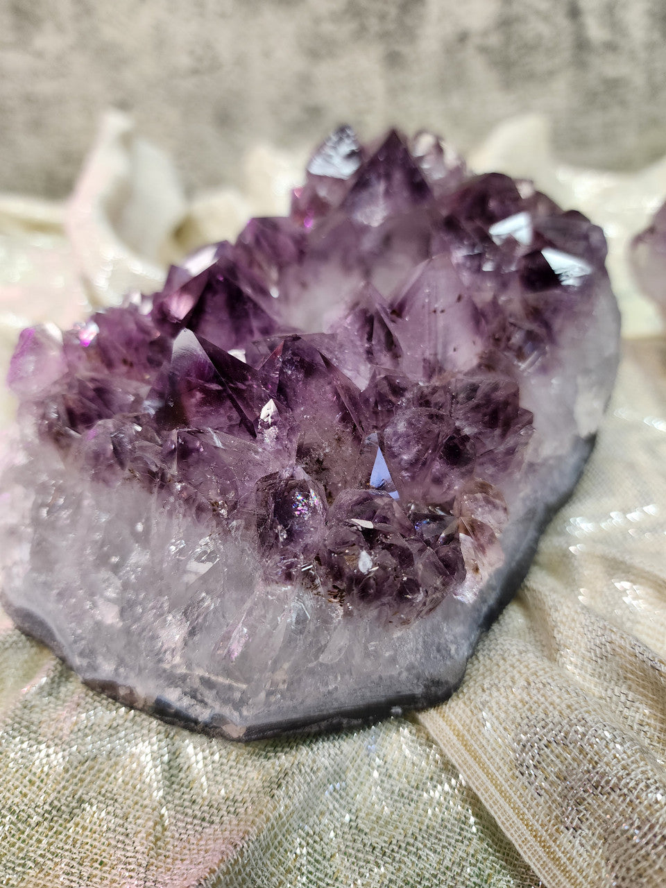Evolve Botanica Crystal - Amethyst Candle Holder
