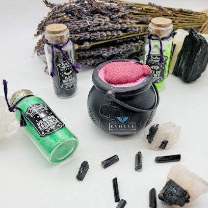 Evolve Botanica Bath Bombs Bath Bomb Cauldron - Sanguine (Black Tourmaline) - Special Edition Artisan Series