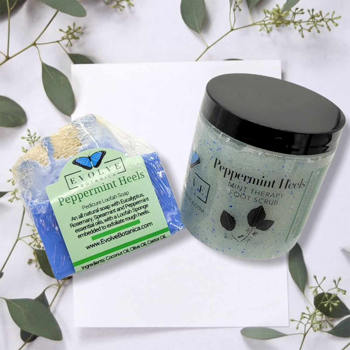 Evolve Botanica Gift Set - Peppermint Heels