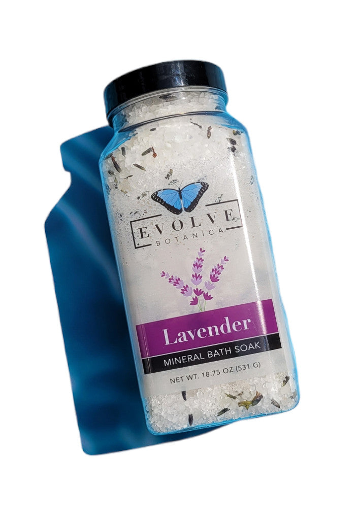 Mineral Soak - Lavender Spa (Bath Salt) Bath & Shower Evolve Botanica