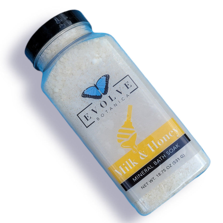 Mineral Soak - Milk & Honey (Bath Salt) Bath & Shower Evolve Botanica