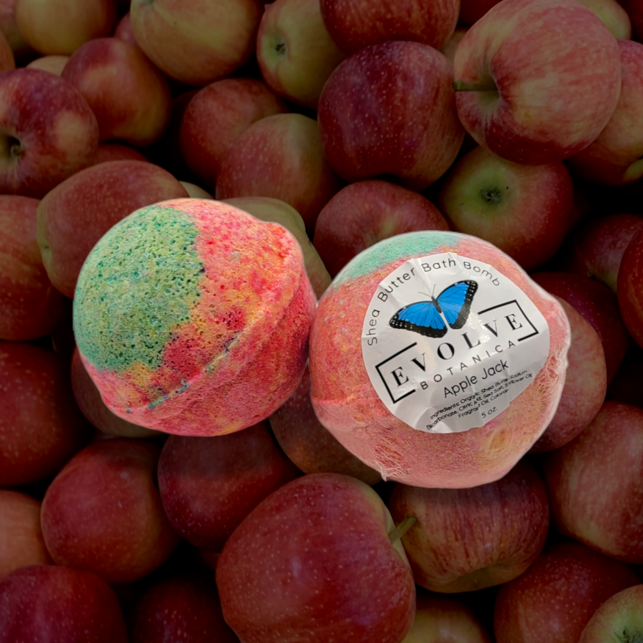Evolve Botanica Bath Bombs Bath Bomb - Apple Jack (Seasonal - Fall)
