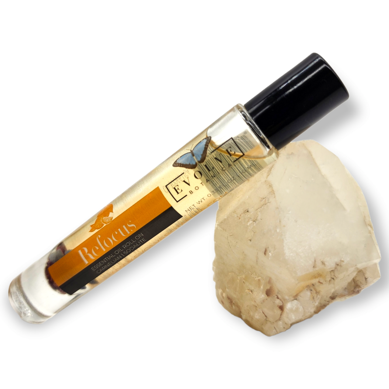 Evolve Botanica Gemstones Gemstone Essential Oil Roll On - Refocus