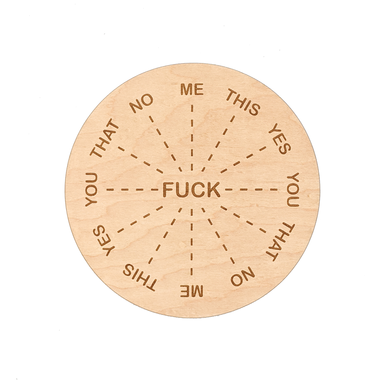 Evolve Botanica Ritual Pursuits Gifts and Accessories Pendulum Board - F* Everything