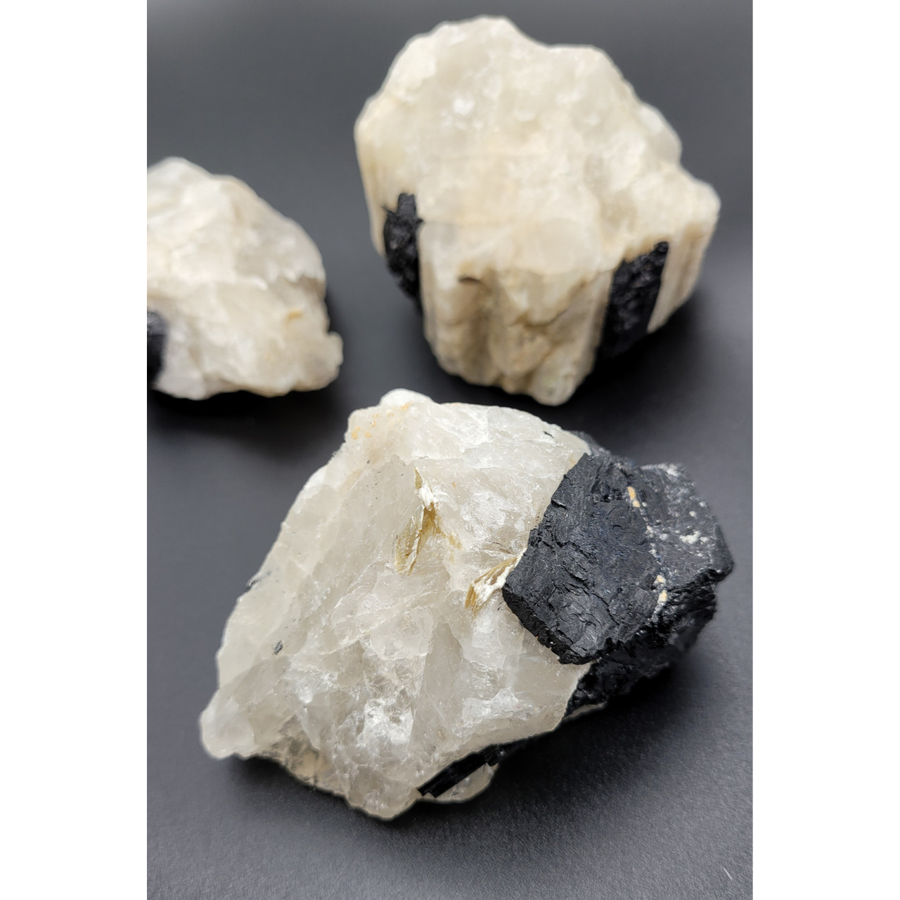 Black Tourmaline in Matrix