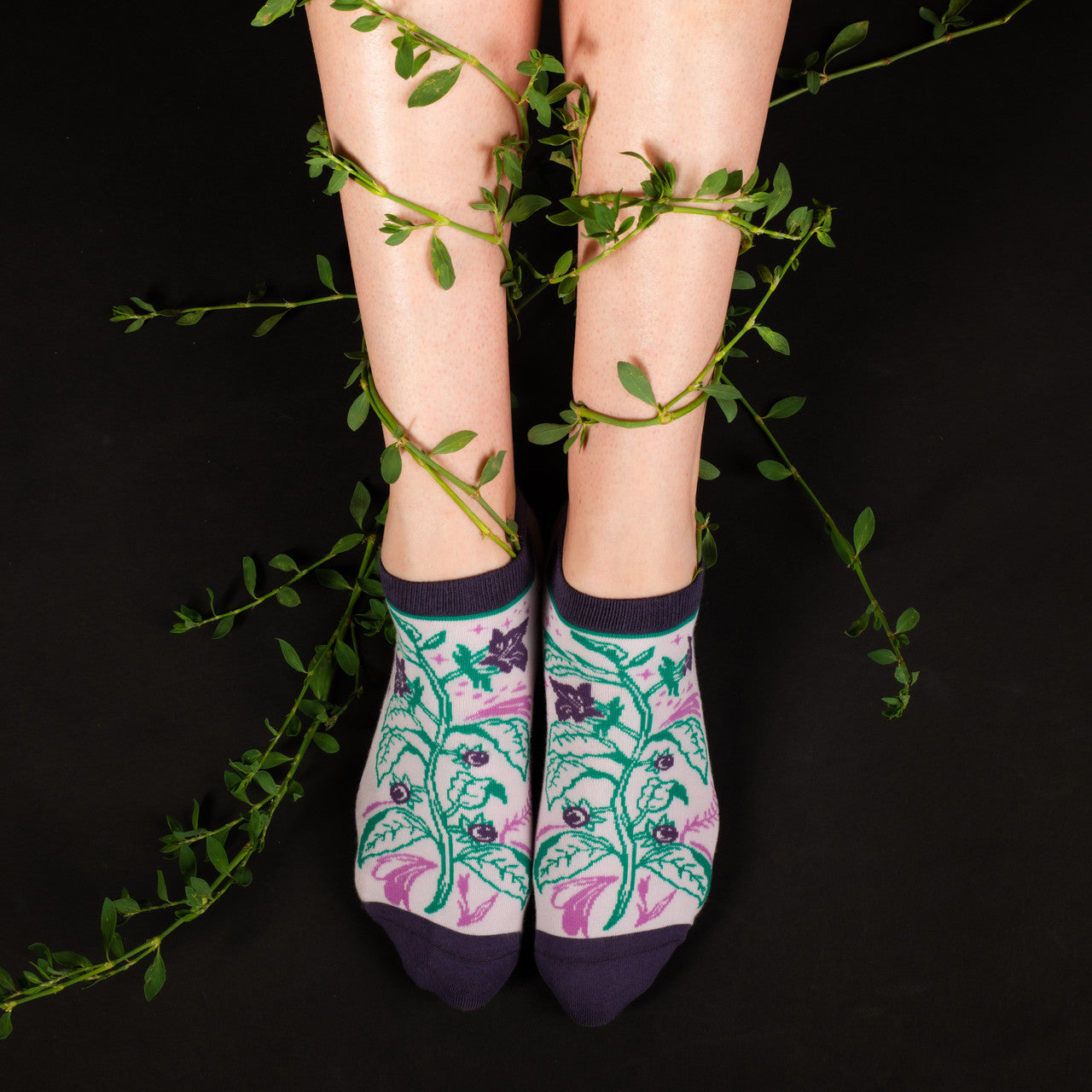 Belladona Ankle Socks Gifts and Accessories Evolve Botanica