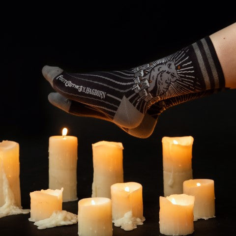 Evolve Botanica Night Owl FootClothes x Hagborn Socks