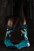 Evolve Botanica Evil AF Dragon Crew Socks