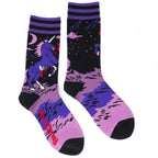 Evolve Botanica Evil AF Unicorn Crew Socks