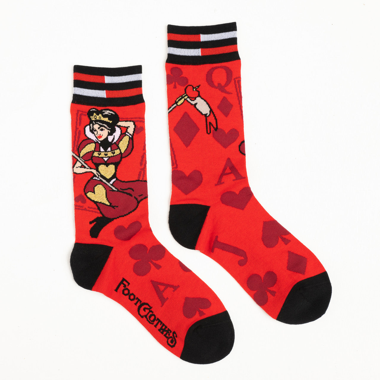 Evolve Botanica Queen of Hearts Socks
