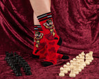 Evolve Botanica Queen of Hearts Socks