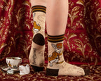 Evolve Botanica White Rabbit Crew Socks