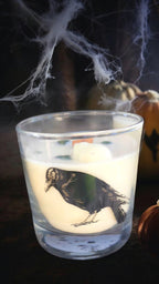 Whiskey Glass - Wood Wick Crystal Soy Candle - Hemlock & Fern (Aventurine)