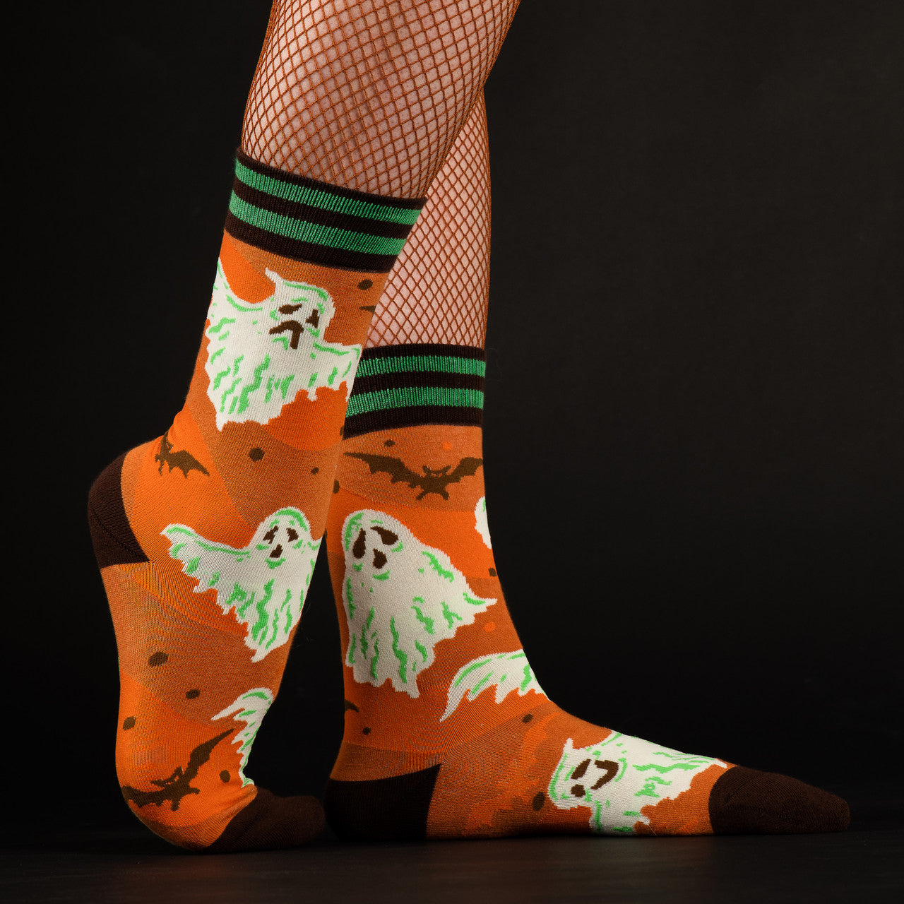 Evolve Botanica Vintage Ghost Crew Socks