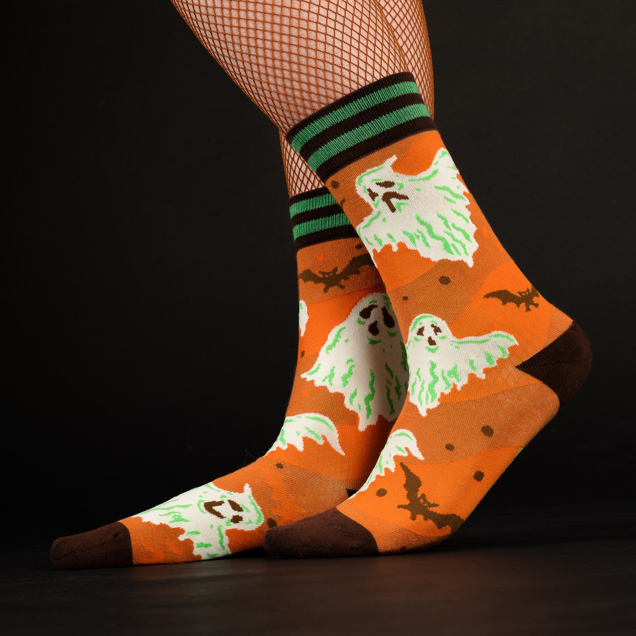 Evolve Botanica Vintage Ghost Crew Socks
