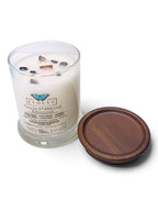 Evolve Botanica You're F#$King Fabulous 6.5 oz soy sipper candle, crystal candle on white background, hand-poured in Marietta GA