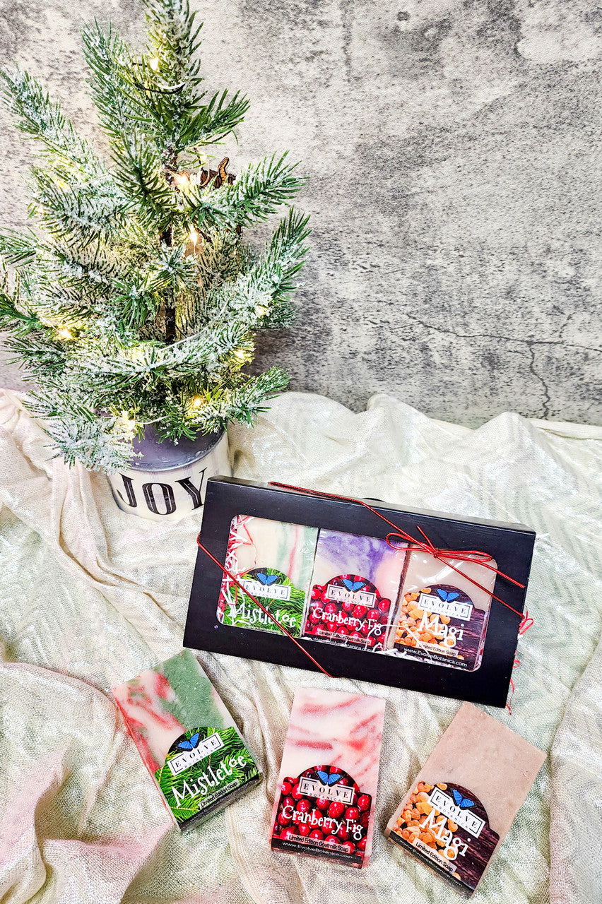 Holiday Trio Soap Set Evolve Botanica