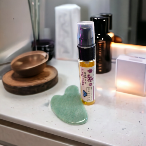 Evolve Botanica Skincare - Argan Berry Facial Serum & Gua Sha Gift Set