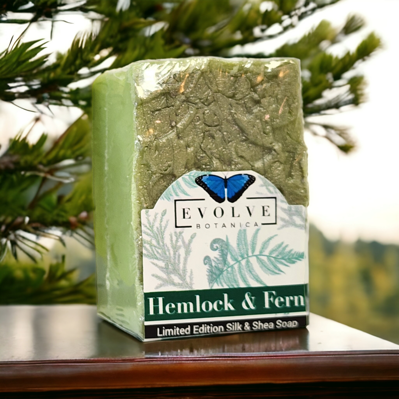 Specialty Soap - Hemlock & Fern (Seasonal, Spring, Father's Day) Evolve Botanica