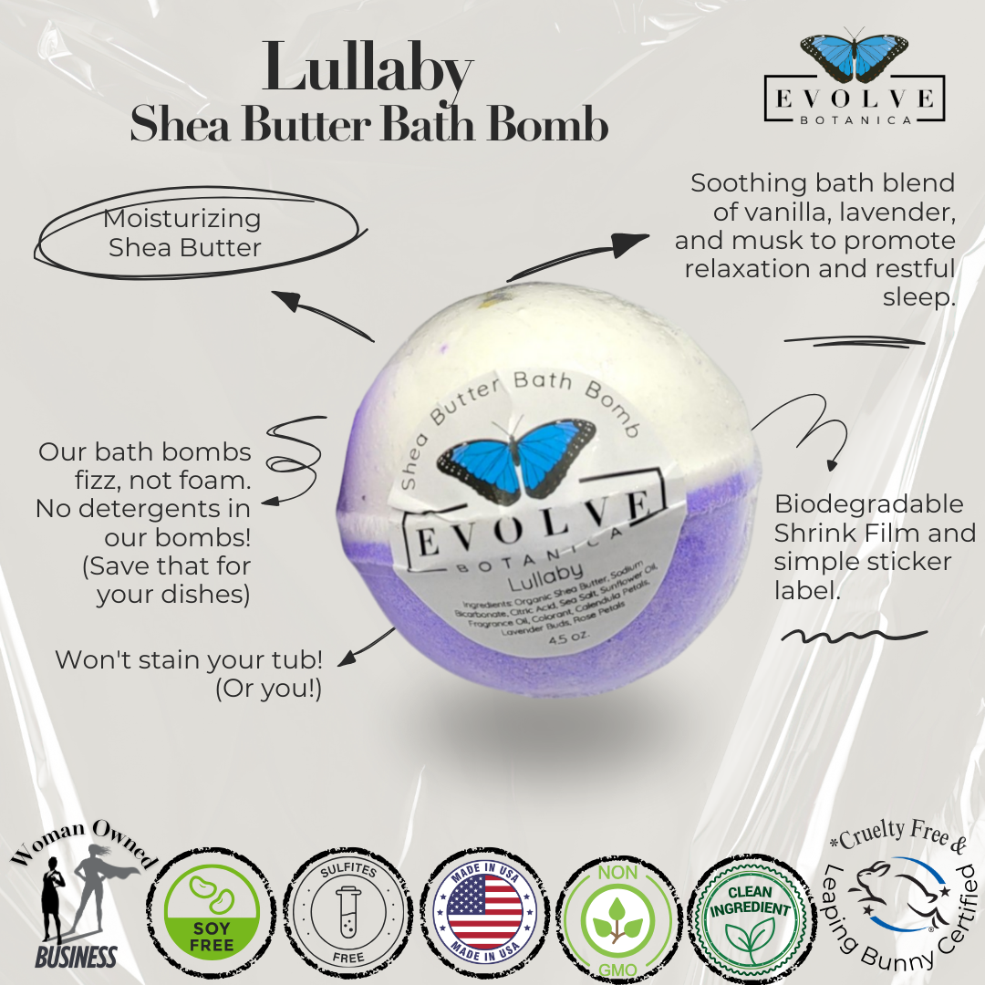 Lullaby Bath Bomb - Lavender & Vanilla