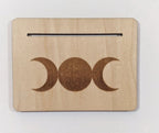 Triple Moon Tarot Card Stand - Card of the Day