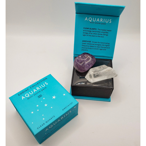 Aquarius Zodiac Mini Stone Pack