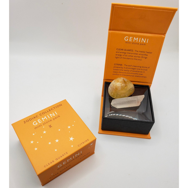 Gemini Zodiac Mini Stone Pack – Evolve Botanica