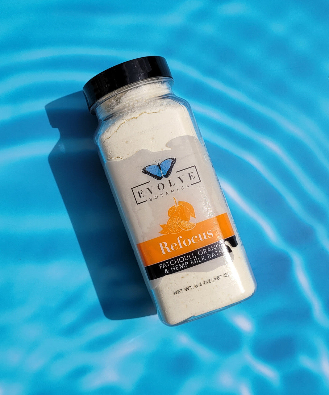 Milk Bath - Refocus (Patchouli, Orange, & Hempseed Oil) Milk Baths Evolve Botanica