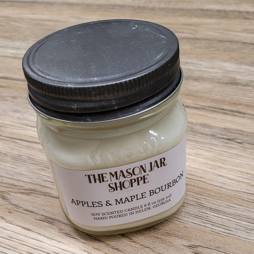 Evolve Botanica Apple & Maple Bourbon - 8 oz Soy Candle