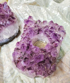 Evolve Botanica Crystal - Amethyst Candle Holder