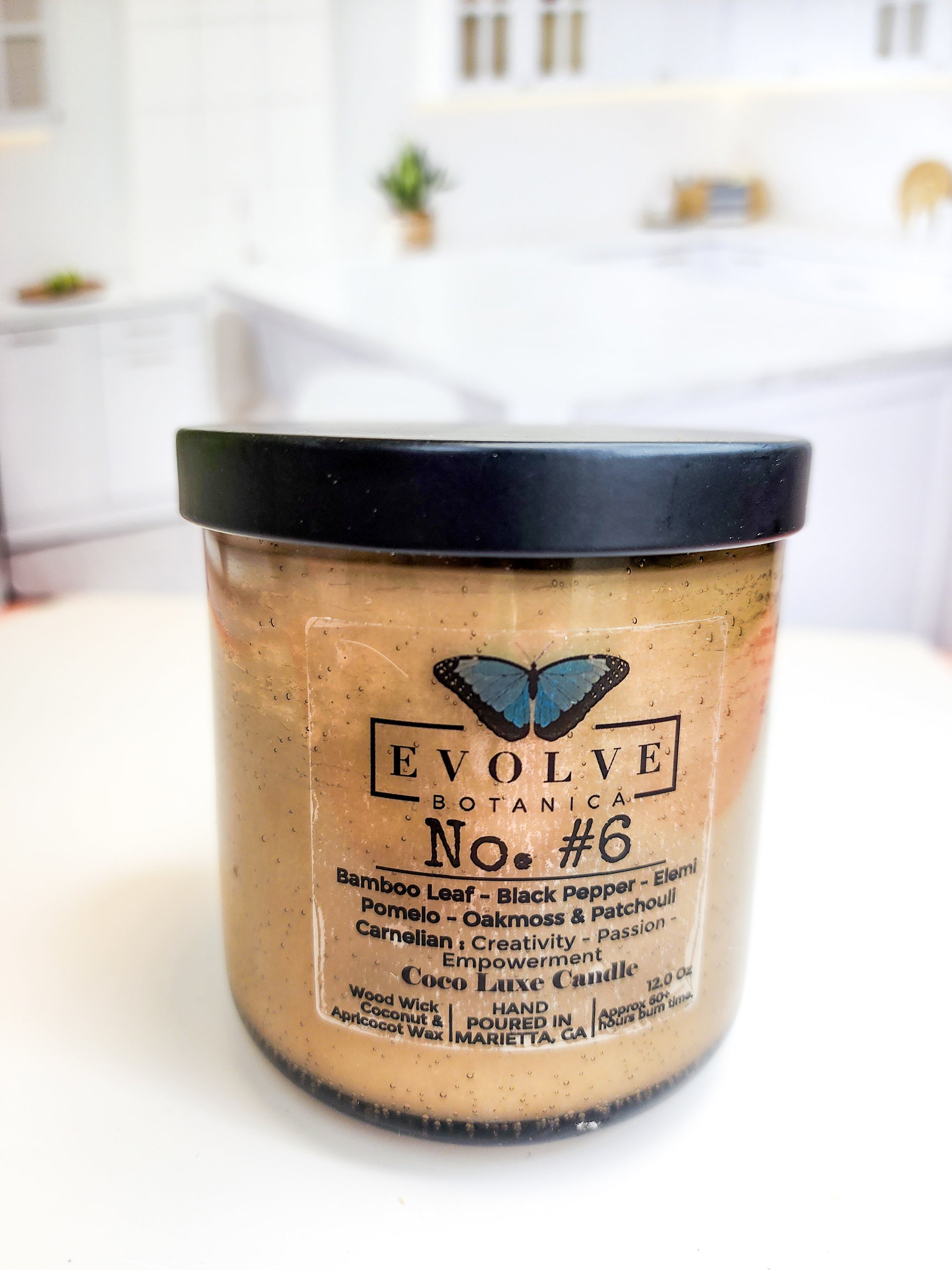 9oz Coco Luxe Candle - No. #6 (Carnelian)