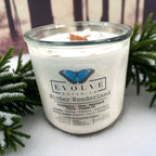 Rocks Candle - Winter Wonderland (Wood Wick, Howlite & Smoky Quartz, Soy Candle)