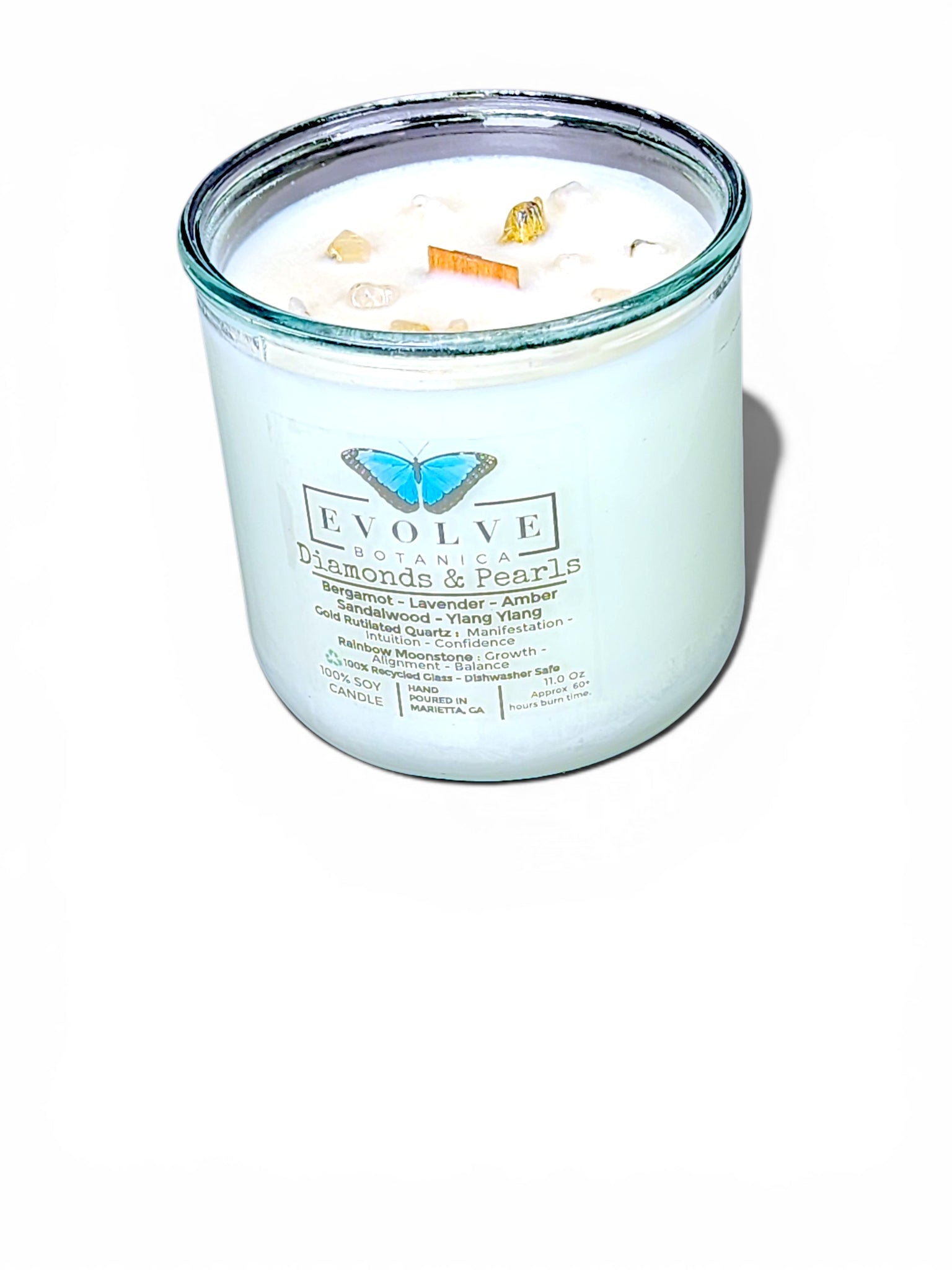 Rocks Candle - Diamonds & Pearls