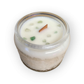 Hemlock & Fern  - Wood Wick Soy Candle (Aventurine) Embossed Glass Jar