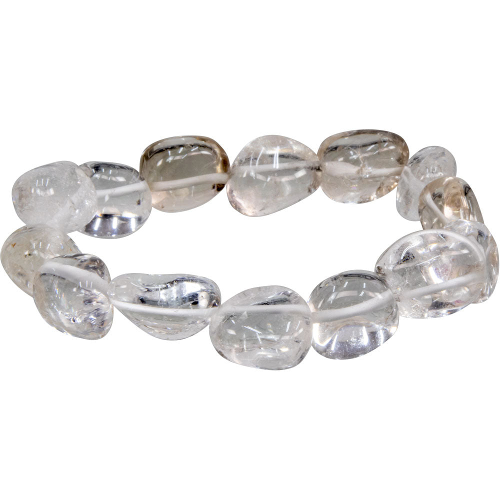 Tumbled Crystal Gemstone Stretch Bracelet