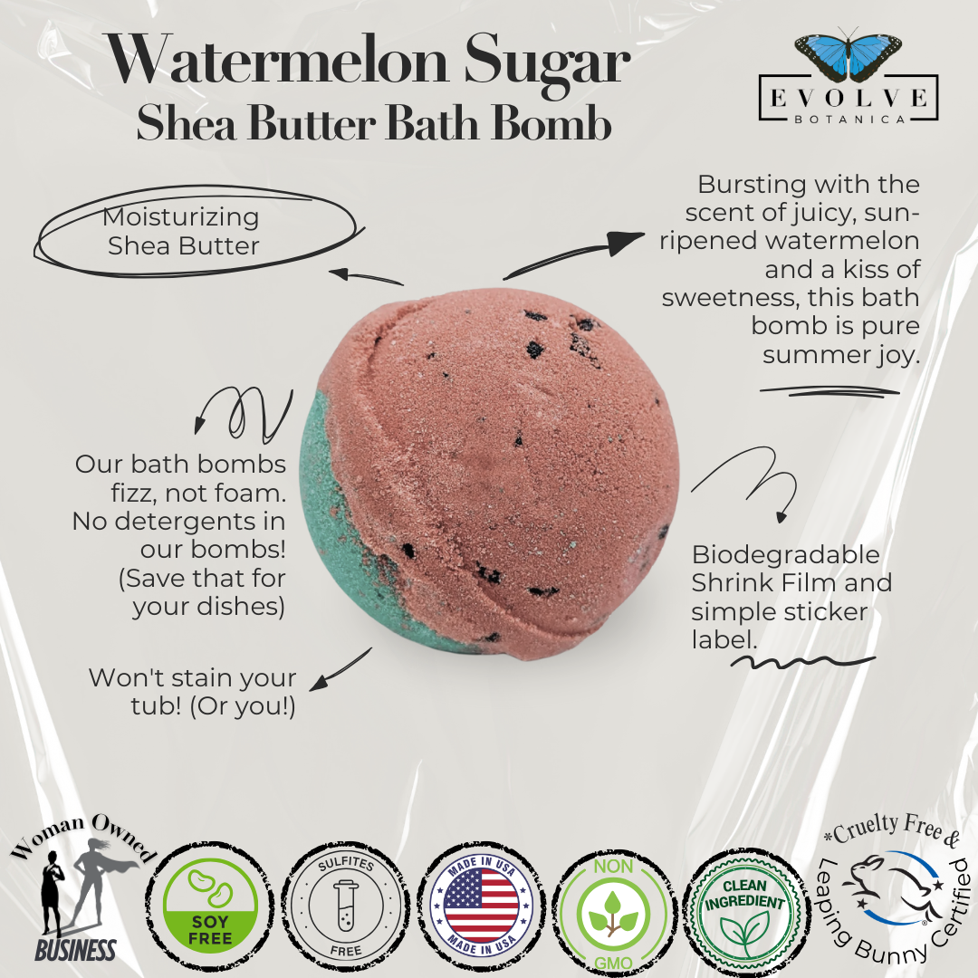 Watermelon Sugar Bath Bomb - Watermelon