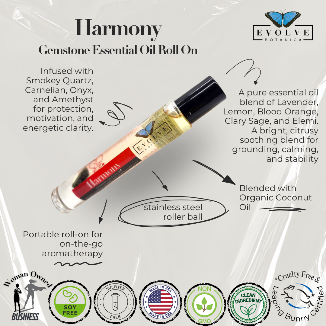 Gemstone Essential Oil Roll On - Harmony
