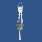 Evolve Botanica Macrame Plant Hanger - Owl