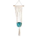 Evolve Botanica Macrame Plant Hanger - Vining Leaves
