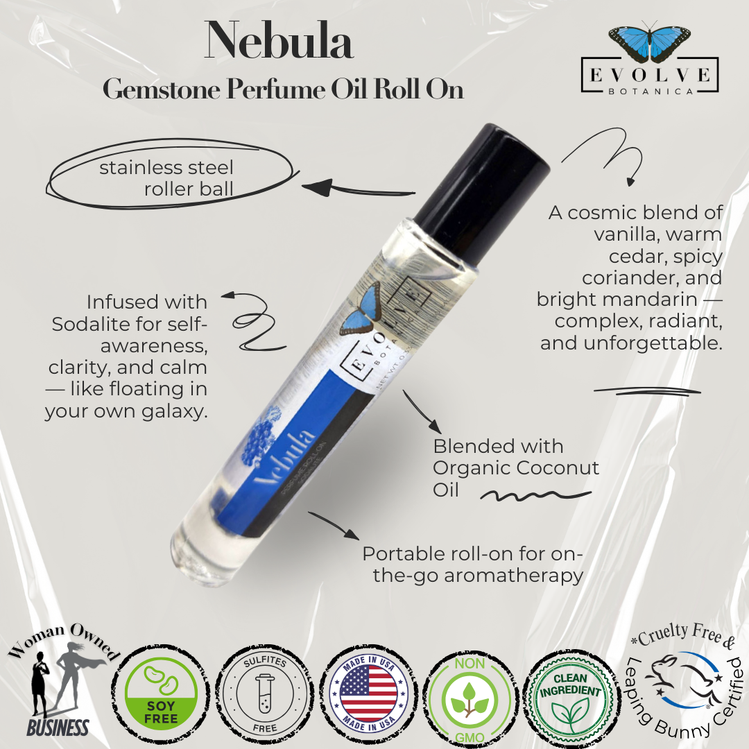 Nebula Gemstone Perfume Oil Roll-On