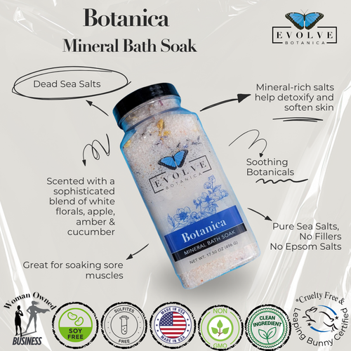 Botanica Mineral Bath Soak - Apple, Rose & Sandalwood