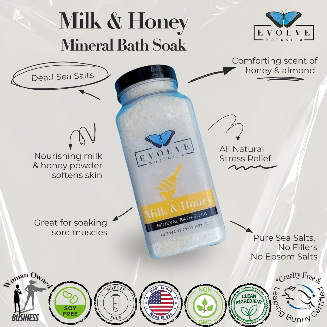 Mineral Soak - Milk & Honey (Bath Salt)