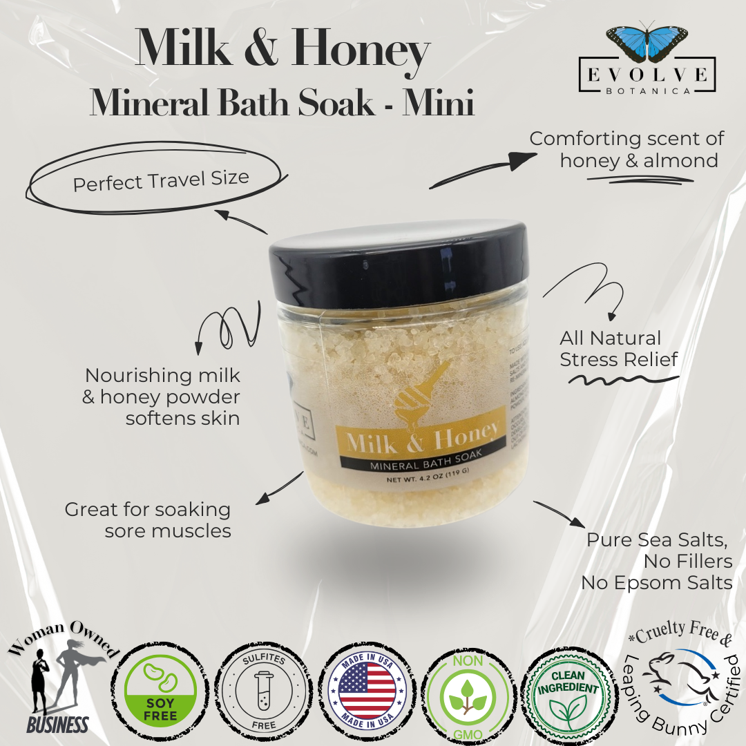 Mineral Soak - Milk & Honey (Bath Salt) Mini