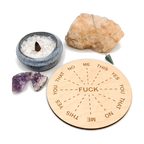 Evolve Botanica Ritual Pursuits Gifts and Accessories Pendulum Board - F* Everything