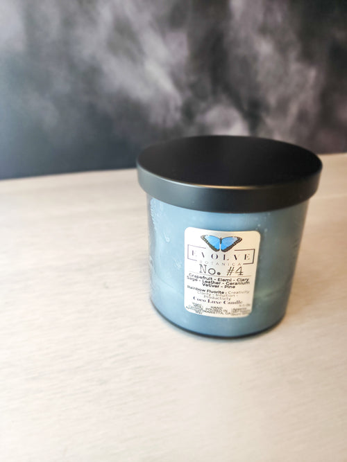 9oz Coco Luxe Candle - No. #4 (Rainbow Fluorite)