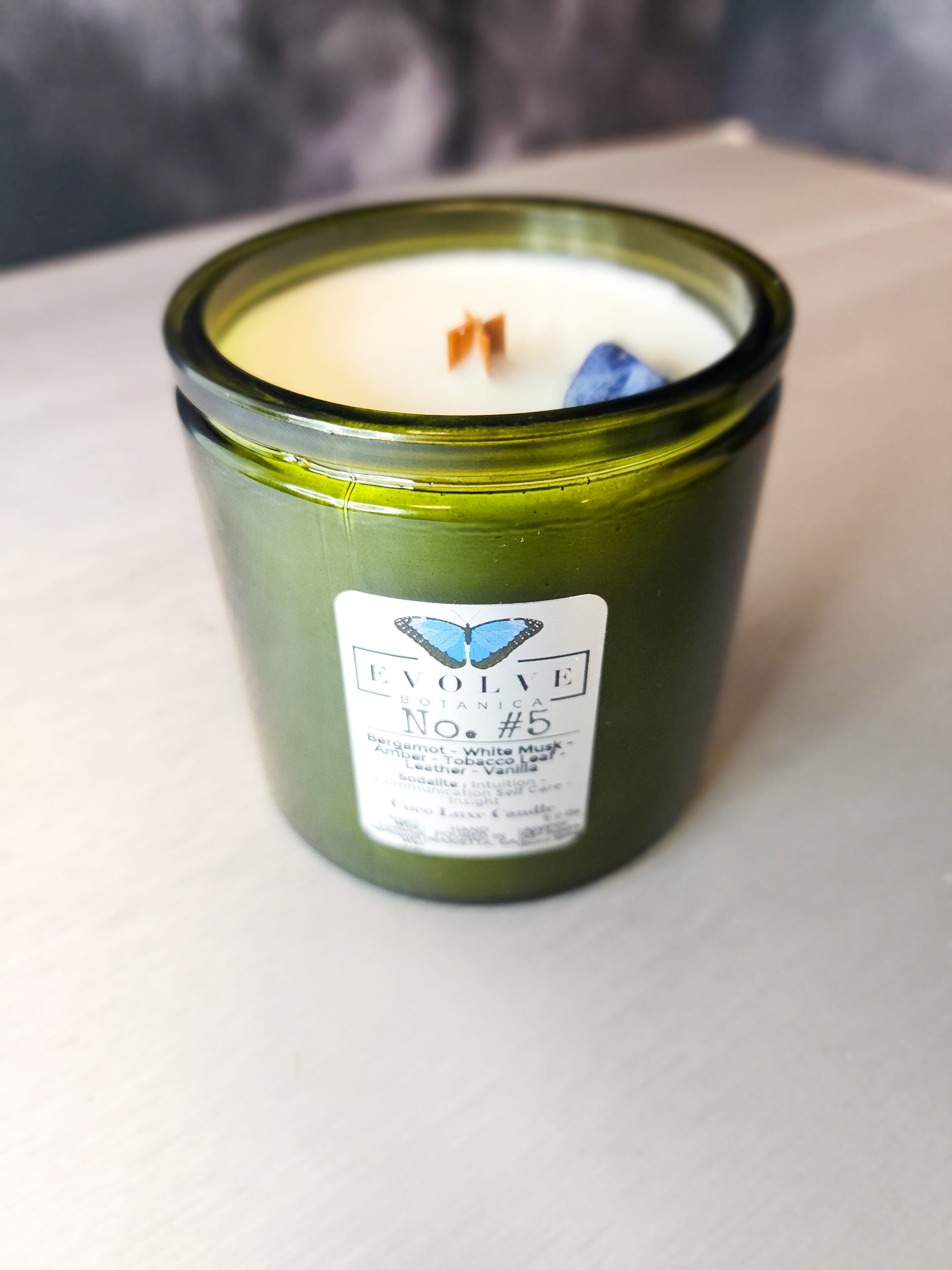 9oz Coco Luxe Candle - No. #5 (Sodalite)